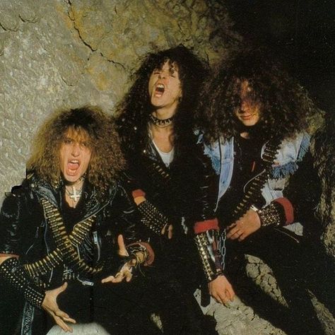 Destruction, 1985 • • • • • • #destruction #destructionband #teutonicthrash #thrash #thrashmetal #thrashtilldeath #teutonicthrashmetal #sentenceofdeath  #rock #photo #metal #headbanger #band #metalhead #music #metalmusic #heavymetal #bands #80smetal #90smetal #80s #90s #metalforlife #metalforever #metaltilldeath #openthepit #raiseyourhorns #rock #rockon #keeponrockin Metal Battle Jacket, Destruction Band, Music Art Painting, Heavy Metal Art, Battle Jacket, Band Pictures, Heavy Metal Music, Band Photos, Music Photo