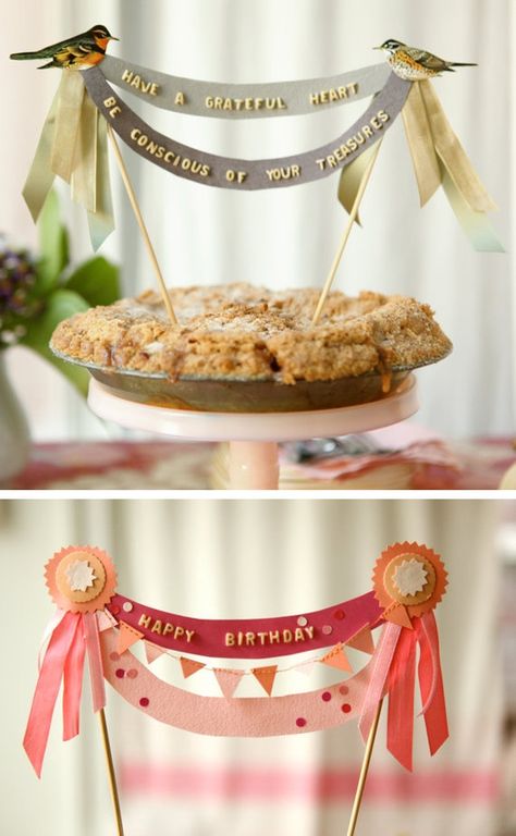 Cake Ideas Diy, Birthday Ideas For Kids, Make A Paper Flower, Cakes And Pies, Alphabet Cake, Diy Cake Topper Birthday, Diy Birthday Cake, Cake Bunting, Cake Banner