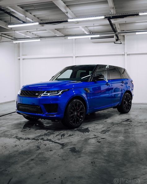 Blue Range Rover, Car Range Rover, Range Rover Svr, Blue Range, Blue Car, No Background, Range Rover, Land Rover, Suv Car