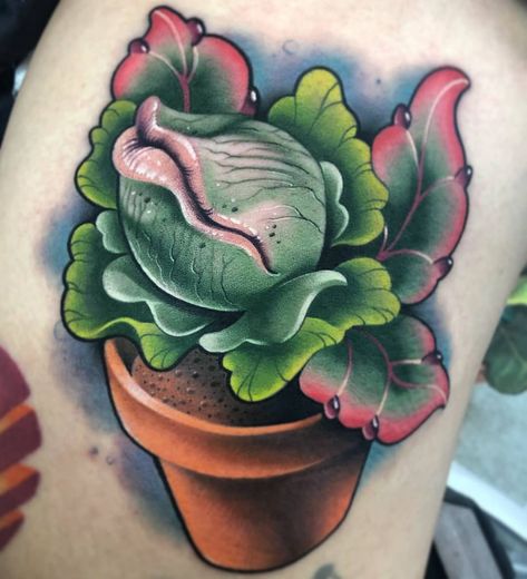 Venus Flytrap Tattoo, Little Shop Of Horrors Audrey, Small Feather Tattoo, Avatar Tattoo, Horror Movie Tattoos, Movie Tattoos, Henna Body Art, Crow Tattoo, Underground Art