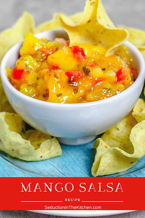 Hot Salsa Recipe, Hot Salsa Recipes, Easy Mango Salsa Recipe, Fresh Mango Salsa Recipe, Mango Habanero Salsa, Fruit Salsa Recipe, Magical Ingredients, Mango Salsa Recipe, Fresh Mango Salsa