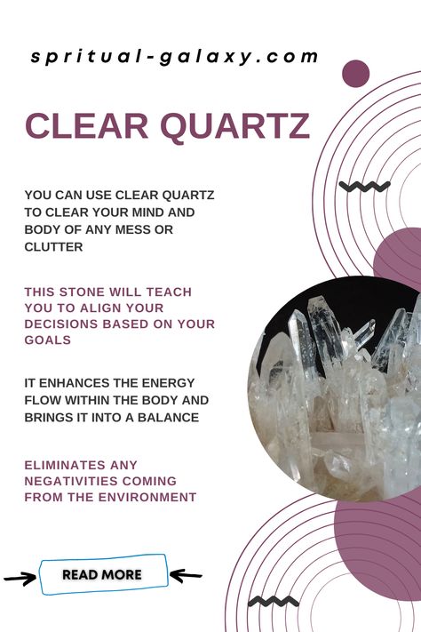 Clear Quartz Meaning: Healing Properties, Benefits & Everyday Uses Clear Quartz Healing Properties, Clear Stones Crystal Healing, Clear Crystal Quartz Meaning, Clear Quartz Benefits, Quartz Meaning Crystals, Clear Quartz Crystal Meaning, Clear Quartz Meaning, Clear Quartz Properties, Quartz Crystal Meaning