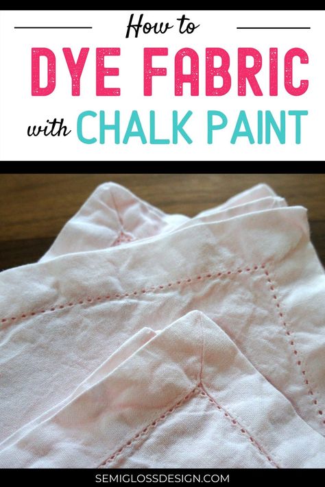 Chalk Paint On Fabric, How To Fade Fabric Color, Painting Fabric Clothes, Chalk Paint Fabric, Dye Projects, Unique Sewing Projects, Painted Curtains, Diy Dye, Crafting Techniques