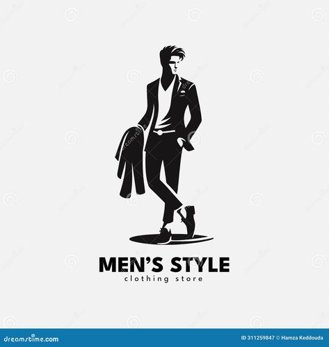 Illustration of boutique shop logo stamp banner Clothes Shop Logo Design Ideas, Men's Clothing Store Design, Clothing Store Logo, Logo Design Women, Chemistry Posters, Showroom Ideas, Clothing Logo Design, Logo Online Shop, Banner Illustration