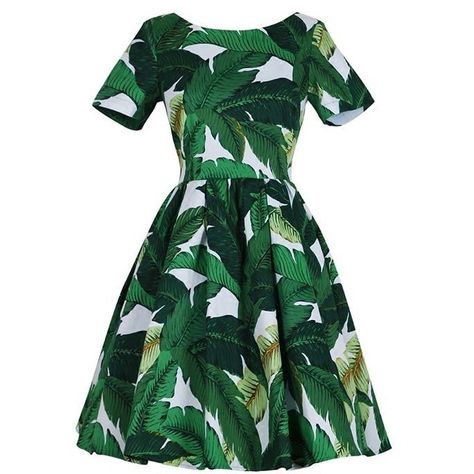 Pacific Island Dress Patterns, Samoan Dress, Green Dress Outfit, New Dress Pattern, Island Style Clothing, Polynesian Dress, Leaf Print Dress, Hawaiian Fashion, Banana Leaf Print