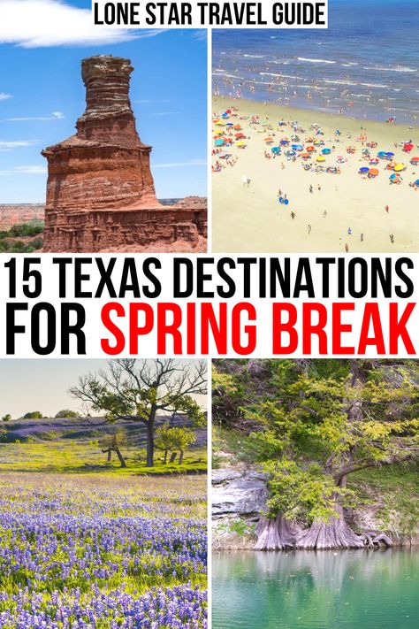 Texas Spring Break With Kids, Spring Break Texas, Spring Break Ideas, Things To Do In Texas, Spring Travel Destinations, Carribean Travel, Texas Spring, Family Spring Break, Spring Break Kids