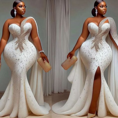 Nanice Weddings | Wedding dresses in Accra | BREATHTAKING ❤️🌟 #WeddingDressGoals #BridalMagic😍❤️.... We are just a call away +233243622172 . . . . @weddingdresslookbook… | Instagram Extravagant Wedding Dress, Dress For Chubby Ladies, Nigerian Wedding Dresses Traditional, Long White Wedding Dress, Dress For Chubby, Latest Wedding Gowns, Joy Fashion, Nigerian Wedding Dress, Extravagant Wedding Dresses