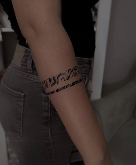 Thigh Band Tattoo, Thigh Band, Band Tattoo, Simplistic Tattoos, Thigh Tattoo, Band, Tattoos