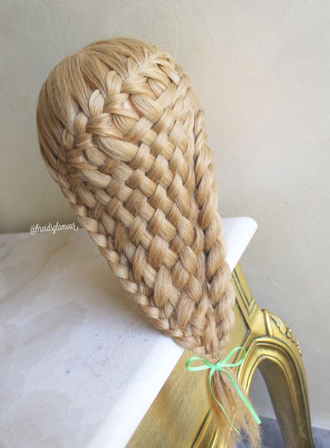 Waterfall/woven braid combo Braids Women, Hair Styles Braids, Gorgeous Braids, Styles Braids, Pinterest Hair, Hair Creations, Cool Braids, Braided Hair, Braided Hairstyles Tutorials