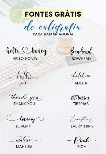 Fontes Do Canva, Canva Font, Free Calligraphy Fonts, Graphisches Design, Pretty Fonts, Font Packs, Fancy Letters, Free Script Fonts, Font Combinations