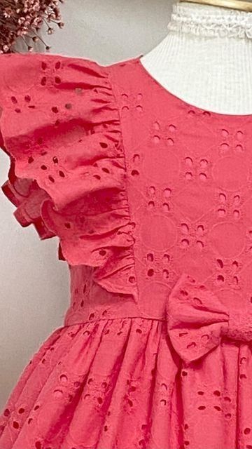 Lace Dress For Kids, Cotton Frocks For Kids, Frocks For Kids, Simple Frock Design, Girls Dresses Diy, Simple Frocks, African Dresses For Kids