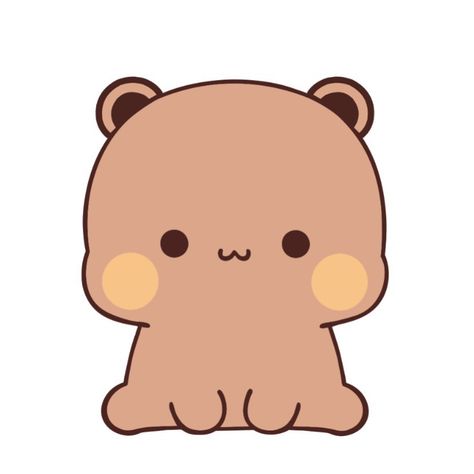 Chibi Bear, Dudu And Bubu, Bear Anime, Bubu And Dudu, Animation Story, Emoji Drawings, Baby Animal Drawings, Bubu Dudu, Cute Bear Drawings