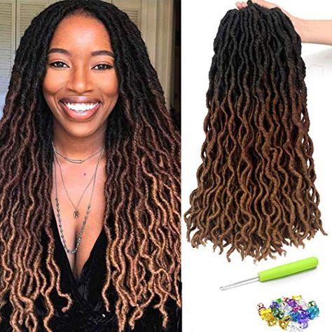 Burts Bees Lip Gloss, Curly Faux Locs Crochet, Soft Dreads, Braids Blonde, Curly Faux Locs, Graduation Board, Goddess Faux Locs, Braided Dreadlocks, Faux Loc