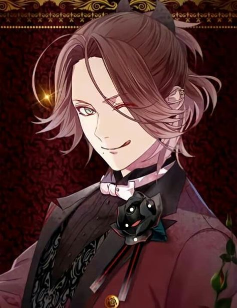 Laito Sakamaki Fanart, Vampire Animes, Diabolik Lovers Laito, Laito Sakamaki, Reiji Sakamaki, Kanato Sakamaki, Diabolik Lovers Wallpaper, Best Love Stories, Anime Pixel Art