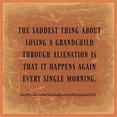 Alienated Grandparents, Grandparent Alienation, Grandparents Rights, Attachment Disorder, Reactive Attachment Disorder, Grandparents Quotes, Manipulative People, Grandparenting, Parental Alienation