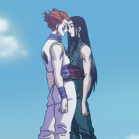 Hisoillu Fanart, Illumi X Hisoka, Hisoka And Illumi, Hisoka X Illumi, Hunterxhunter Funny, Hunterxhunter Hisoka, Kagehina Cute, Anime Hunter, Hxh Characters