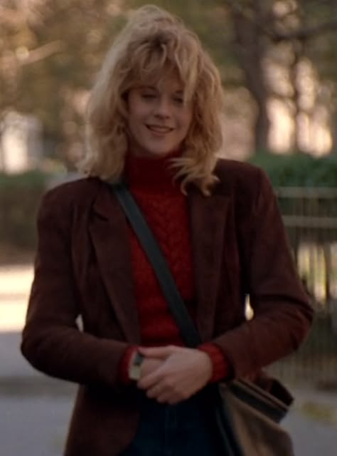 Every Outfit Sally Wears in When Harry Met Sally – WILL IT LAST?  #whenharrymetsally #megryan Meg Ryan Harry Met Sally, Sally From When Harry Met Sally, When Harry Met Sally Fashion, Nora Ephron Fall, Meg Ryan When Harry Met Sally Outfits, Sally When Harry Met Sally, Sally Albright Outfit, Meg Ryan When Harry Met Sally, Sally Albright Style