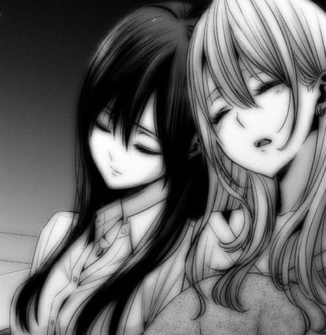 Black And White Matching Pfp Friends, Dark Anime Matching Pfp Best Friends, Matching Pfp With Gurl Bestie, Girlxgirl Matching Profile Pictures, Matching Girl Pfp, Pfp Black And White Girl, Girl X Girl Matching, Lesbian Matching Profile Pictures Grunge Anime, Matching Pdp