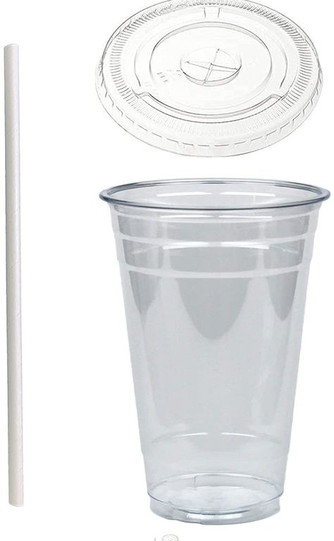 Great for individual use or for guests. Pro Tip: Use the "Hello My Name Is" Stickers to Keep Track of Everyone's Cup Plastic Cup With Straw, Cup Clipart, Bubble Boba, Clear Cups, Blank Labels, Cup With Lid, Glass Charms, Disposable Cups, Wine Glass Charms