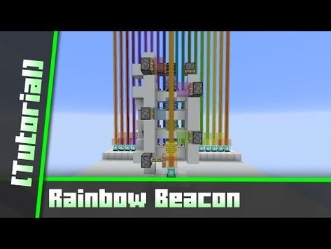 Rainbow Color Beacon Changer [Tutorial] - YouTube Rainbow Color, I Am Happy, Rainbow Colors, Minecraft, Rainbow, Color