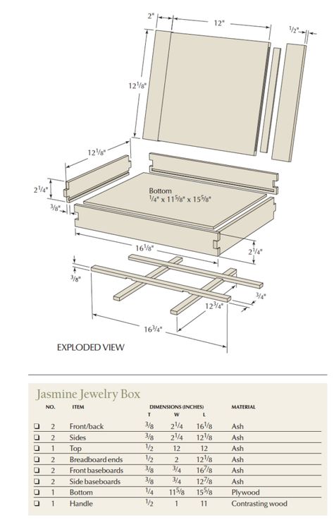 Jewerly Boxes Diy Wooden, Woodwork Jewelry Boxes, Woodworking Jewelry Box Design, Wood Jewellery Box Design, Wooden Box Plans, Jewelry Box Plans, Jewelry Box Plans Rockler Woodworking & Hardware, Jewelry Box Design, Wooden Box Designs