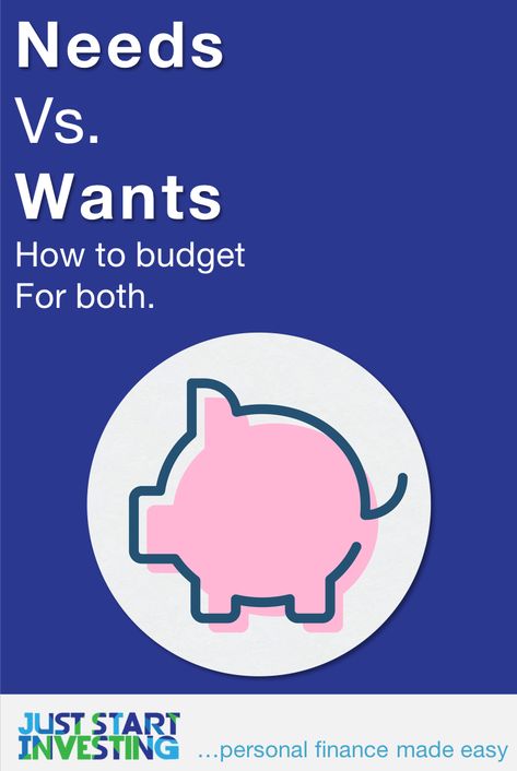 Needs vs Wants: Understand the difference between needs and wants and learn how to effectively budget for both. | juststartinvesting.com #needs #wants #budget Need Vs Want, Needs Vs Wants, Budget Categories, Needs And Wants, Join Hands, How To Get Better, Money Challenge, Frugal Living Tips, Start Investing