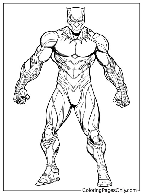 Marvel Coloring Pages Free Printable, Black Panther Coloring Pages, Panther Coloring Pages, Lego Drawing, Black Panther Animal, Panther Drawing, Black Panther Drawing, Black Panther Images, Panther Animal