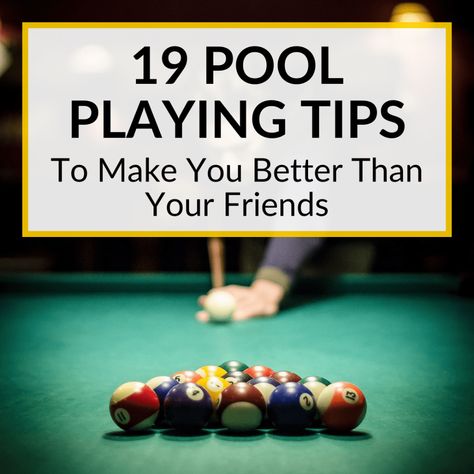 There are lots of pool playing tips, but most are ones you should ignore. To master pool, start with the fundamental tips below, especially the one that talks... Billiards Game, Inversion Table, Billiard Pool Table, Friends Workout, Play Pool, Pool Games, Body Condition, Billiards Pool, Pool Cues