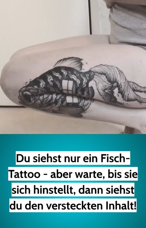 Tattoo, öffne dich! Bei den folgenden 14 Tattoos erkennst du das ganze Tattoo erst, wenn es seinen versteckten Inhalt „öffnet“. Wer noch auf der Suche nach einem coolen Tattoo ist, wird hier bestimmt die richtige Inspiration finden. Die Tattoo Ideen sind wunderschön, besonders und individuell. Da ist für jeden Geschmack etwas dabei. Fur Tattoo, Kunst Tattoos, Geniale Tattoos, Weird Tattoos, Body Art, Tattoos, Pins, Quick Saves