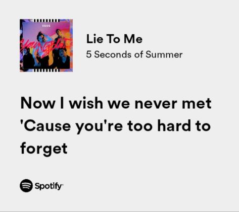 5 Seconds Of Summer Lyrics, 5sos Lyrics, Summer Playlist, Spotify Lyrics, Summer Music, Lyrics Aesthetic, Me Too Lyrics, Music Heals, Lie To Me