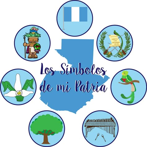 Diseño de los Símbolos Patrios de Guatemala. Puerto San Jose, School Hallway Decorations, Preschool Alphabet Printables, School Hallways, Alphabet Preschool, Alphabet Printables, Mexican Art, Activities To Do, Facebook Sign Up