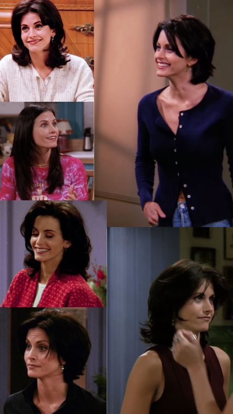 Monica Hairstyles, Monica Friends, Monica Gellar, Haircut Inspo, Friends Hair, Monica Geller, How To Style Bangs, Hair Haircut, Hair Strand