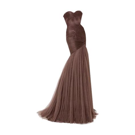 Editado por dehti ❤ liked on Polyvore featuring dresses, gowns, vestidos, long dresses, long brown dress and brown dress Brown Evening Gowns, Brown Evening Dress, Long Brown Dress, Brown Long Dress, Brown Gown, Brown Evening Dresses, Brown Dresses Formal, Award Show Dresses, Dresses Brown