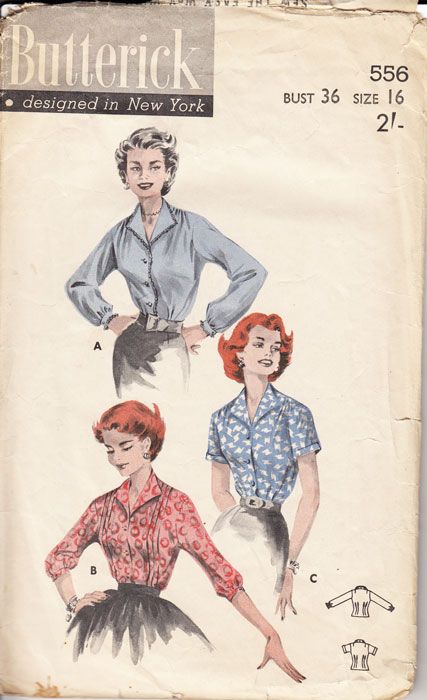 Collar Blouse Pattern, Wing Collar, London College Of Fashion, Awesome Blouse, The Wing, Collar Blouse, Blouse Pattern, 1950s Vintage, Vintage Sewing Patterns