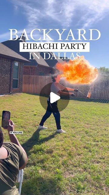 Hibachi Birthday Party Ideas, Hibachi Dinner Party, Hibachi Party, Hibachi Dinner, Things To Do In Dallas, Dinner Party Table Settings, Grill Food, Rent Me, Dinner Party Table