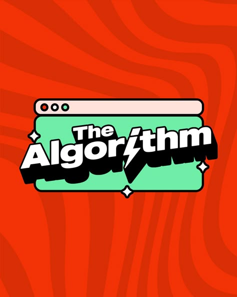 Visual identity for a video series by TechCabal. I went with a bold, vibrant pop art logo style that reflects the creativity and energy of the brand. The Algorithm is an innovative series by TechCabal dedicated to showcasing the stories, insights, and journeys of modern-day creators. From digital artists and content creators to entrepreneurs and influencers, The Algorithm serves as a hub where creativity meets business acumen. The series highlights individuals who are not just making waves ... Pop Art Social Media Design, Playful Logotype, Pop Art Logo Design, Pop Logo Design, Art Club Logo, Art Logo Ideas, Pop Graphic Design, Pop Art Logo, Isometric Logo