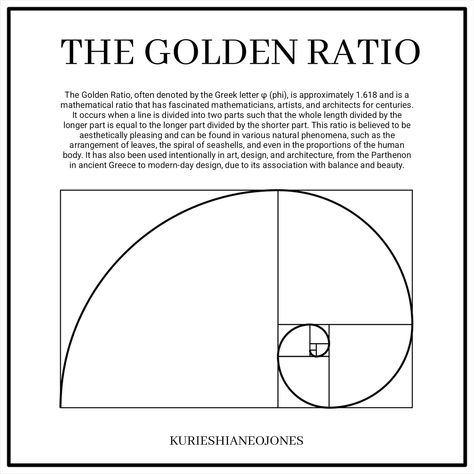 'THE GOLDEN RATIO' Golden Ratio Design, Golden Ratio Art, Golden Ratio In Design, Alevel Art, Architecture Portfolio Layout, Creative Origami, The Golden Ratio, Portfolio Layout, Golden Ratio