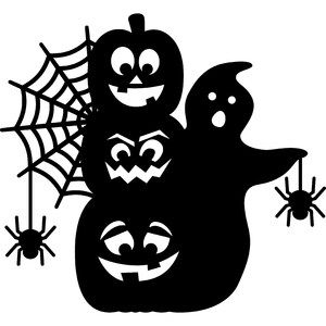 Halloween Window Silhouettes, Dekorasi Halloween, Halloween Craft Projects, Halloween Stencils, Casa Halloween, Halloween Wood Crafts, Halloween Rocks, Cricut Halloween, Halloween Window