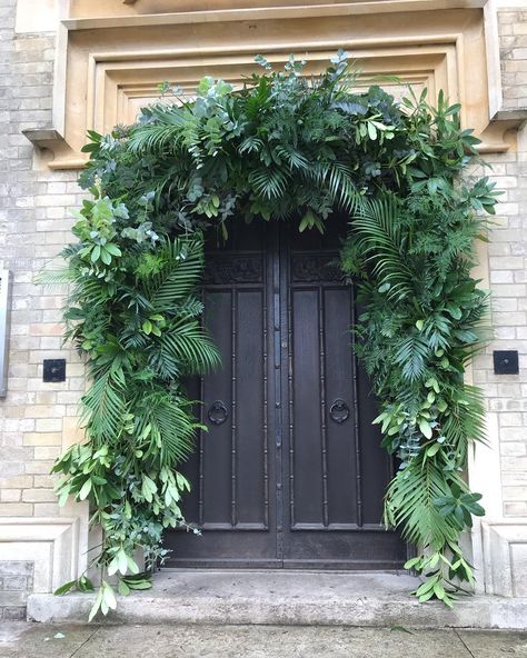 Every doorway is a path to a new beginning - We designed this foliage filled archway fir the launch of @foxhillssurrey stunning new… Plant Archway, Archway Decor, Fair Theme, A New Beginning, New Beginning, Artificial Plants, New Beginnings, Costa Rica, Front Door