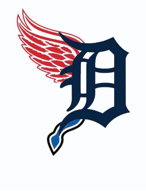 Detroit Love | Detroit Sports Fan Tattoo Idea ~ by: Leslie Roeder Detroit Sports Tattoo, Detroit Tattoos For Men, Detroit Tigers Tattoo, Detroit Lions Tattoo Ideas, Detroit Lions Tattoo, Detroit Tattoo Ideas, Michigan Tattoo, Detroit Tattoo, Detroit Logo