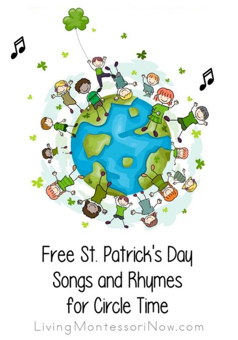 Free St. Patricks Day songs, rhymes, fingerplays, and educational videos for classroom or home. St. Patrick's Day resources for a variety of ages - Living Montessori Now #StPatricksDay #freeStPatricksDaysongs #StPatricksDaysongs #homeschool #preschool #kindergarten #circletime Halloween Fingerplays, St Patricks Day Songs, Music Crafts Preschool, St Patrick's Day Preschool, Thanksgiving Songs, St Patrick's Day Activities, St Patricks Day Crafts For Kids, St Patrick Day Activities, Preschool Circle Time