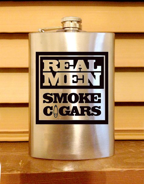 real Men Smoke Cigars cups | Real Men Smoke Cigars 8 oz. Flask Like A Sir, Good Cigars, Cigars And Whiskey, Real Men, Real Man, Animated Gifs, Cigars, Images Photos, Bing Images