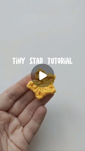 Anastasia on Instagram: "⭐ tiny star tutorial ⭐  I used US terminology in this tutorial: ch = chain  sc = single crochet dc = double crochet  Yarn: Drops Paris in color 14  Crochet hook size: 3 mm  The original video was published on my TikTok account where I could leave a link to my other videos in the description. I'll pin the comment with a link to my magic circle tutorial    #crochetstar #crochettutorial #crochetforbeginners" Star Chain Crochet, Star Square Crochet Pattern, How To Crochet Stars, How To Crochet A Star, Magic Circle Tutorial, Magic Circle Crochet, Star Tutorial, Crochet Star, Tiktok Account