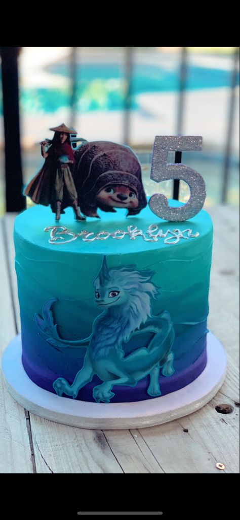 Sisu Cake Ideas, Sisu Birthday Cake, Raya The Last Dragon Cake, Sisu Dragon Cake, Raya Party Ideas, Raya Birthday Cake, Raya And The Last Dragon Birthday Party, Raya And The Last Dragon Cake, Raya Birthday Party Ideas