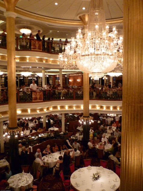 Navigator of the Seas Cruise Ship Dining Room. King Haidar, Working On A Cruise Ship, Cruise Rooms, Vintage Cruise, Oasis Of The Seas, Navigator Of The Seas, Main Dining Room, Luxury Cruise Ship, Eastern Mediterranean