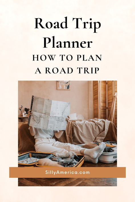 Planning a road trip can be fun, but daunting. You're going to want a plan. This road trip planner walks you through all of the things you need to think about before and during your trip to have the best time possible. You'll find information on how to plan a road trip with multiple stops, what to pack, and everything to see and do! Use our best road trip planner guides and road trip planning tools to make sure you get to your destination and back with no bumps in the road! #RoadTripPlanner Road Trip Budget Planner, Travel Budget Planner, Usa Road Trips, Planning A Road Trip, Route 66 Road Trip, Road Trip Planner, Trip Planner, Planning Tools, Road Trip Planning