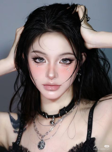 Makeup Anime, Makeup Layout, Asian Makeup Looks, Morning Makeup, Video Makeup, Classy Makeup, Anime Makeup, Ethereal Makeup, Make Beauty