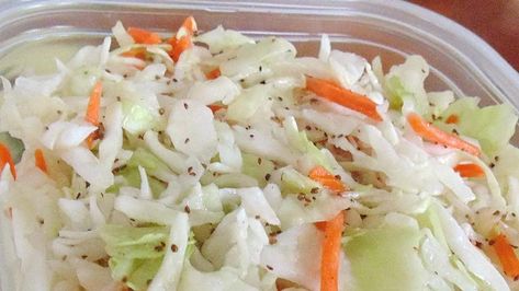 Freezer Coleslaw Recipe, Freezer Slaw Recipe, Freezer Slaw, Tangy Coleslaw, Southern Style Cooking, Coleslaw Recipe Easy, Slaw Recipe, Slaw Recipes, Cabbage Slaw