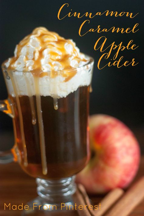 Recipe for Hot Apple Cider. This recipe for hot Apple Cider has a secret ingredient that adds a yummy cinnamon, caramel flavor! Starbucks Caramel Apple Spice, Hot Apple Cider Recipe, Caramel Apple Spice, Cinnamon Caramel, Apple Cider Recipe, Starbucks Caramel, Copycat Starbucks, Apple Cider Caramels, Copycat Starbucks Recipes