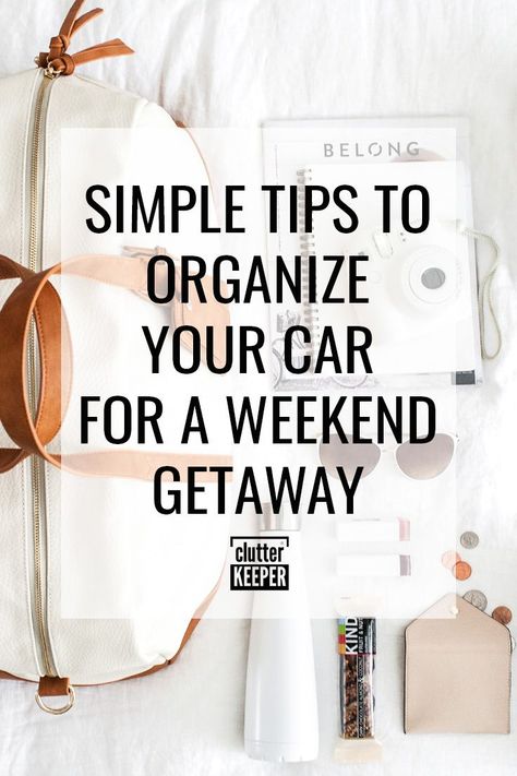 Learn how to organize your car for a road trip! Plus discover planning tips, car storage hacks and travel tips so you'll be prepared for the unexpected. Make traveling easier for your next vacation or weekend getaway with these easy car organizing ideas. #ClutterKeeper Car Storage Hacks, Car Organization For Road Trips, Car Packing Hacks Road Trips, Packing A Car For A Road Trip, Car Vacation Road Trip Hacks, Organizing Car For Long Road Trip, Car Trip Organization, Busy Family Organization, Car Organizing